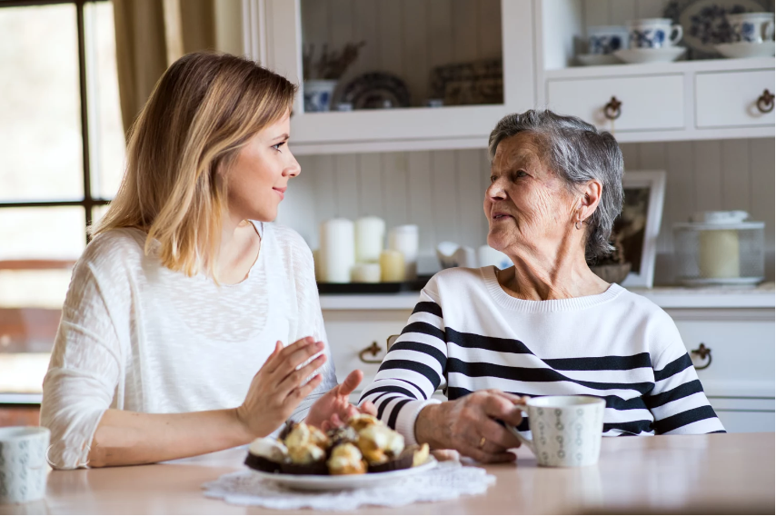 Cuidadora de adulto mayor